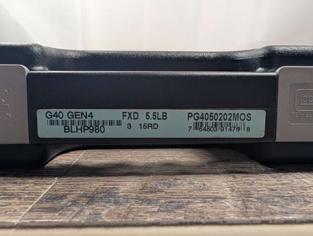 GLOCK G40 GEN4 MOS – 10MM AUTO – LIKE NEW / UNFIRED – FACTORY CASE + 3 MAGA-img-15