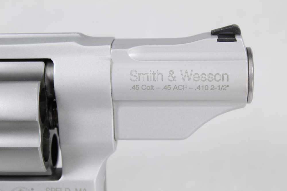 Smith and Wesson S&W Governor Silver .45 Colt 45 ACP .410 Bore Revolver-img-7