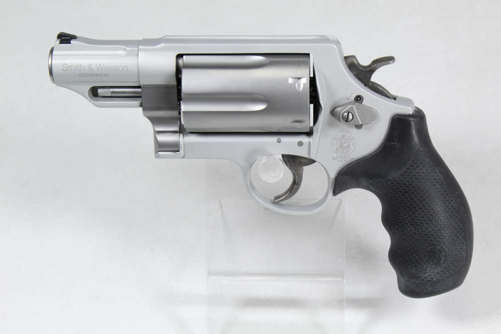 Smith and Wesson S&W Governor Silver .45 Colt 45 ACP .410 Bore Revolver-img-1