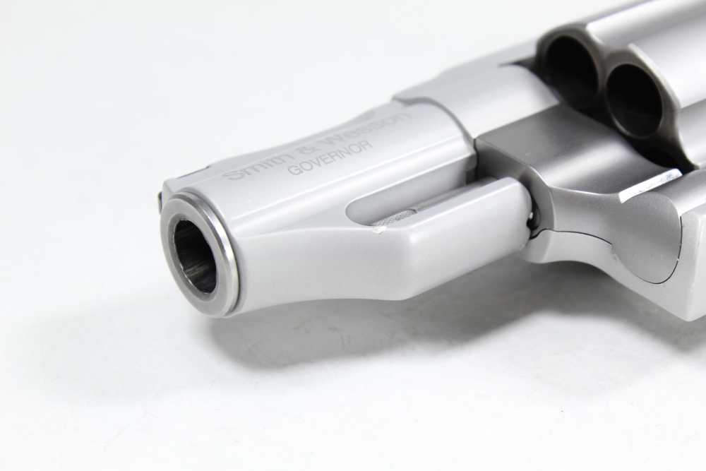 Smith and Wesson S&W Governor Silver .45 Colt 45 ACP .410 Bore Revolver-img-23
