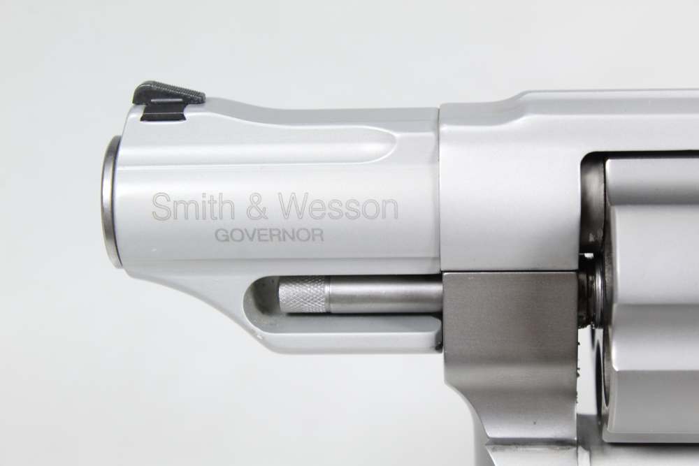 Smith and Wesson S&W Governor Silver .45 Colt 45 ACP .410 Bore Revolver-img-10