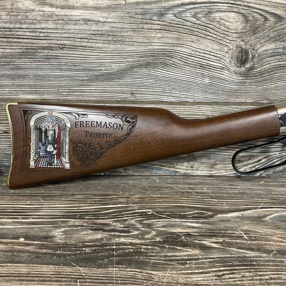 Henry Freemasons Tribute Edition .22 LR 20" Octagon Lever Action H004MAS -img-4