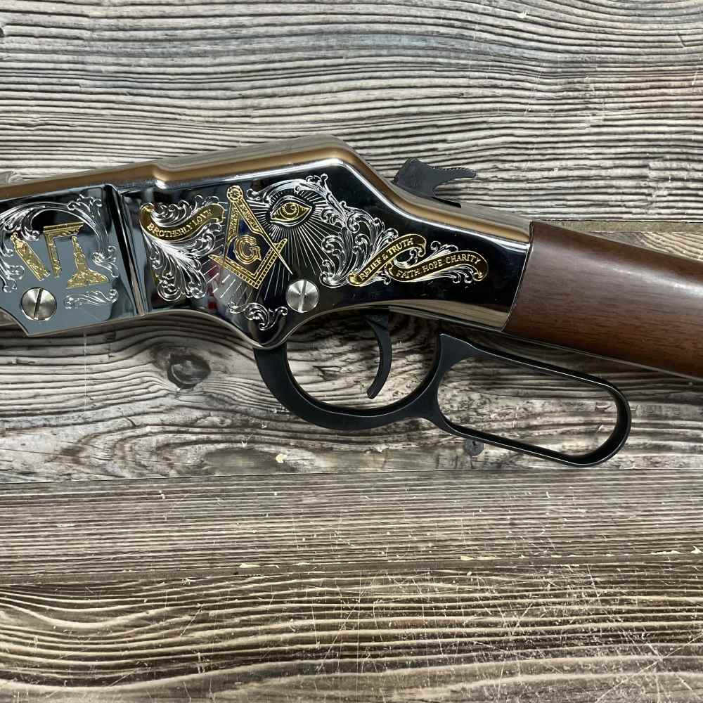 Henry Freemasons Tribute Edition .22 LR 20" Octagon Lever Action H004MAS -img-10