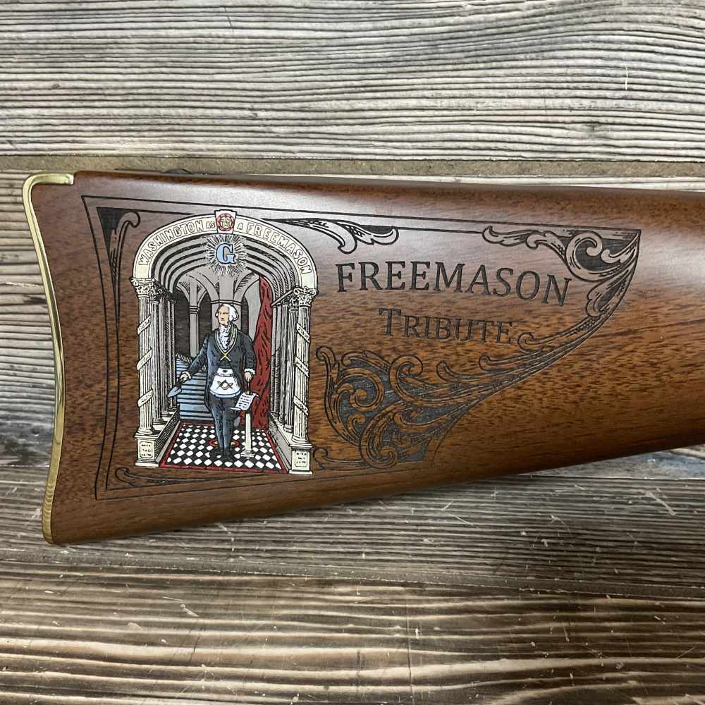 Henry Freemasons Tribute Edition .22 LR 20" Octagon Lever Action H004MAS -img-5
