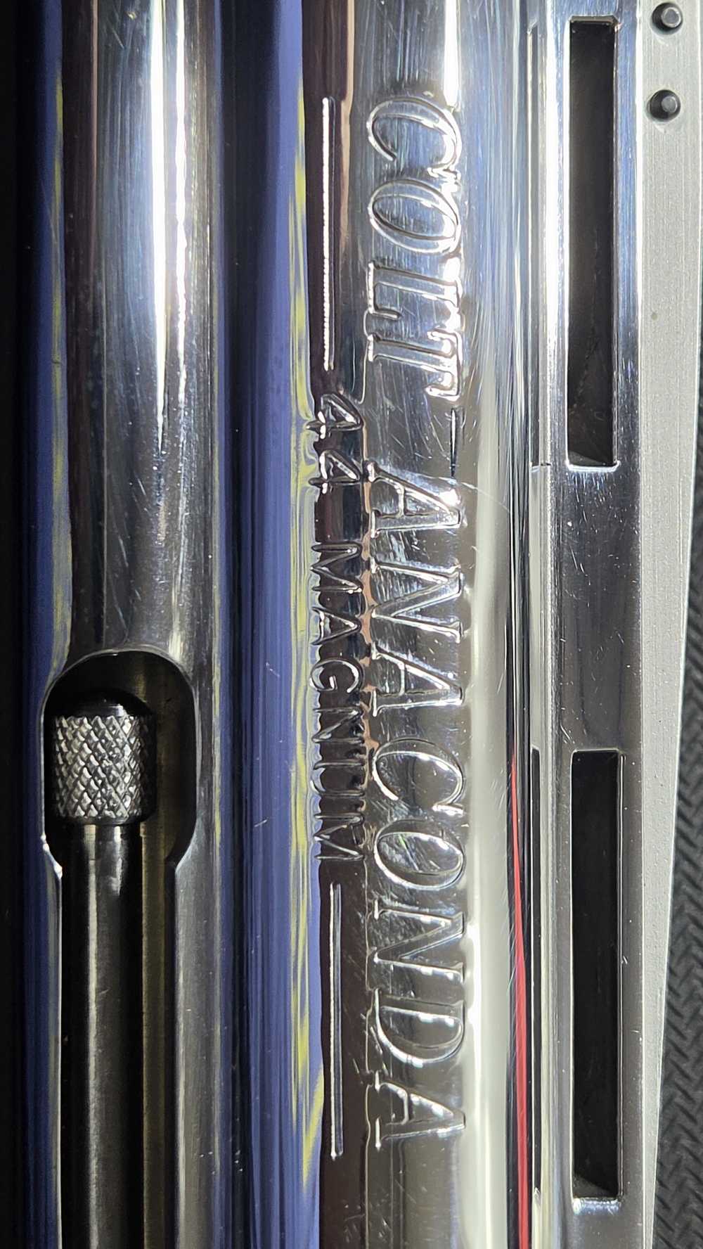  NIB-Stainless Colt Anaconda Insane Mirrored Finish .44mag 1991 Vintage 4"-img-25