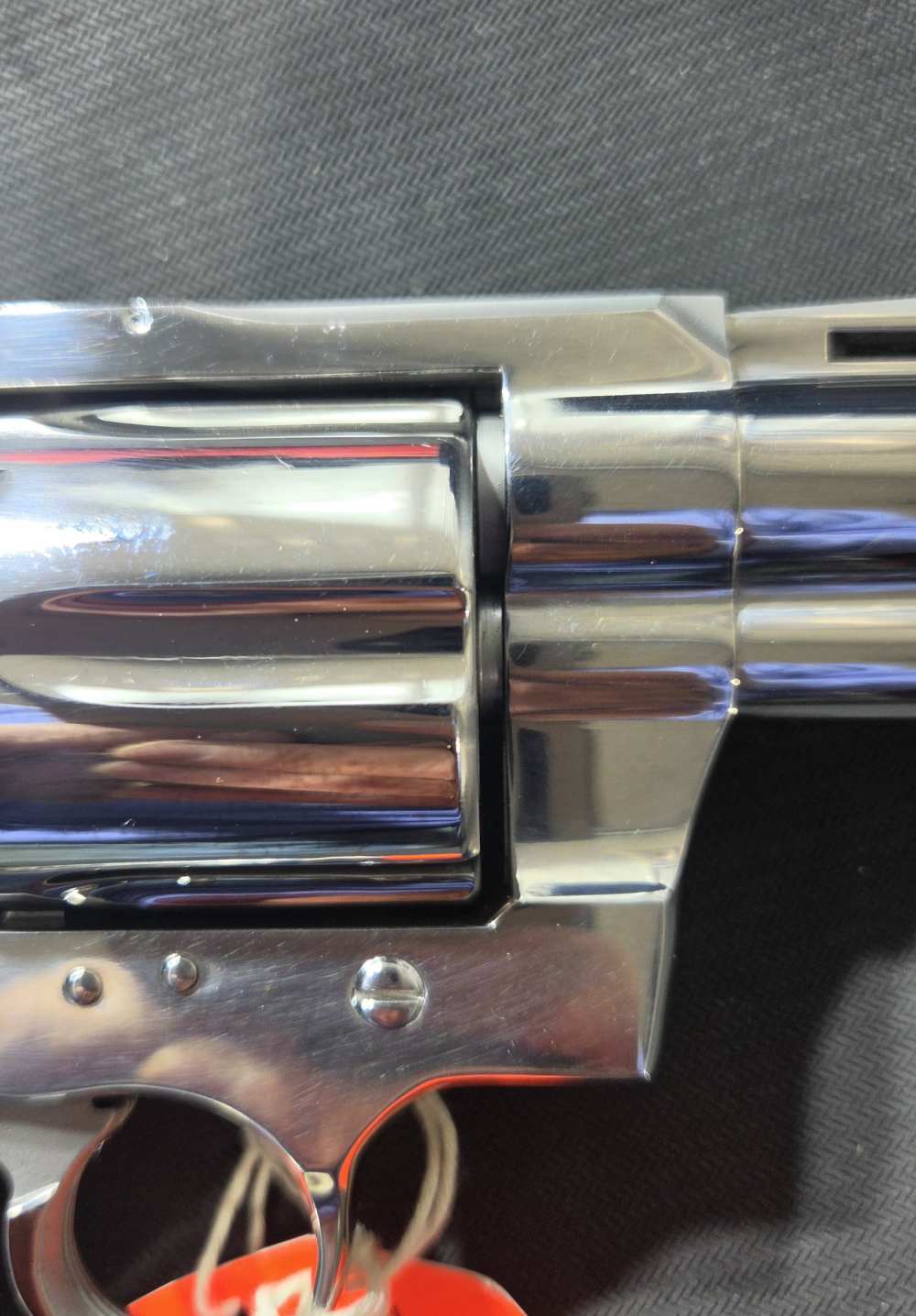 NIB-Stainless Colt Anaconda Insane Mirrored Finish .44mag 1991 Vintage 4"-img-9