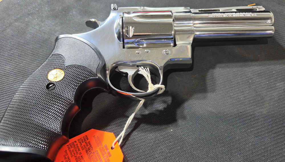  NIB-Stainless Colt Anaconda Insane Mirrored Finish .44mag 1991 Vintage 4"-img-4