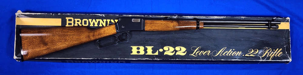 1986 BROWNING BL-22 GRADE I .22 S/L/LR 20" LEVER-ACTION - IN ORIGINAL BOX-img-0