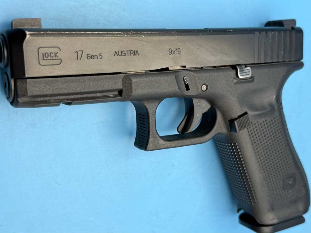 Glock 17 Gen 5 9mm Police Trade-in G17 Ameriglo Night Sights-img-5