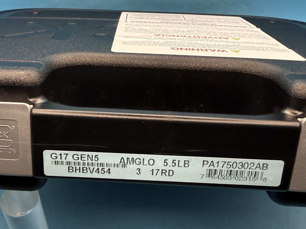 Glock 17 Gen 5 9mm Police Trade-in G17 Ameriglo Night Sights-img-2