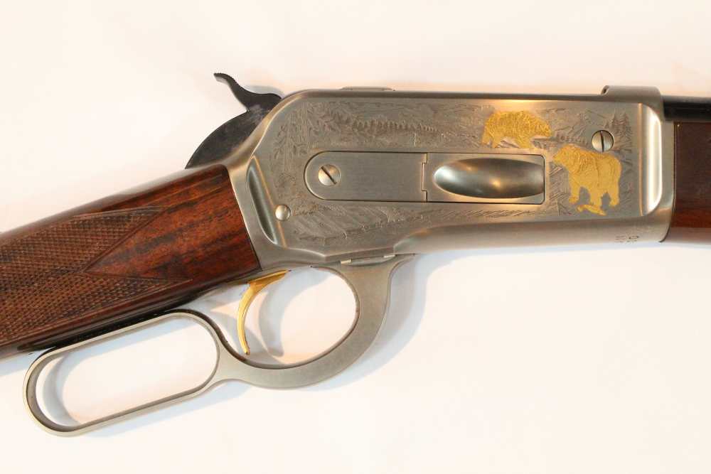 Engraved T. Mori Signed Browning 1 of 3000 Model 1886 High Grade Rifle NEW-img-9