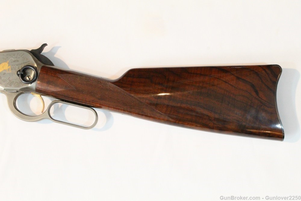 Engraved T. Mori Signed Browning 1 of 3000 Model 1886 High Grade Rifle NEW-img-2