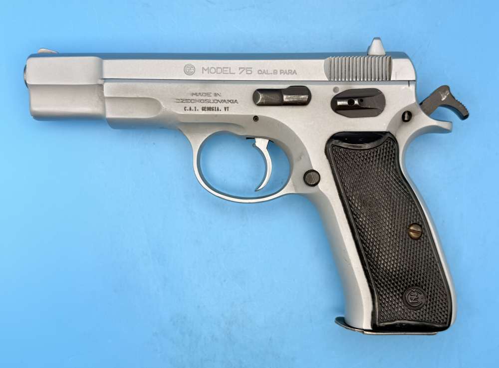 CZ 75 9mm Czechoslovakia CZ75 pre-B 1986 Hard Chrome-img-3