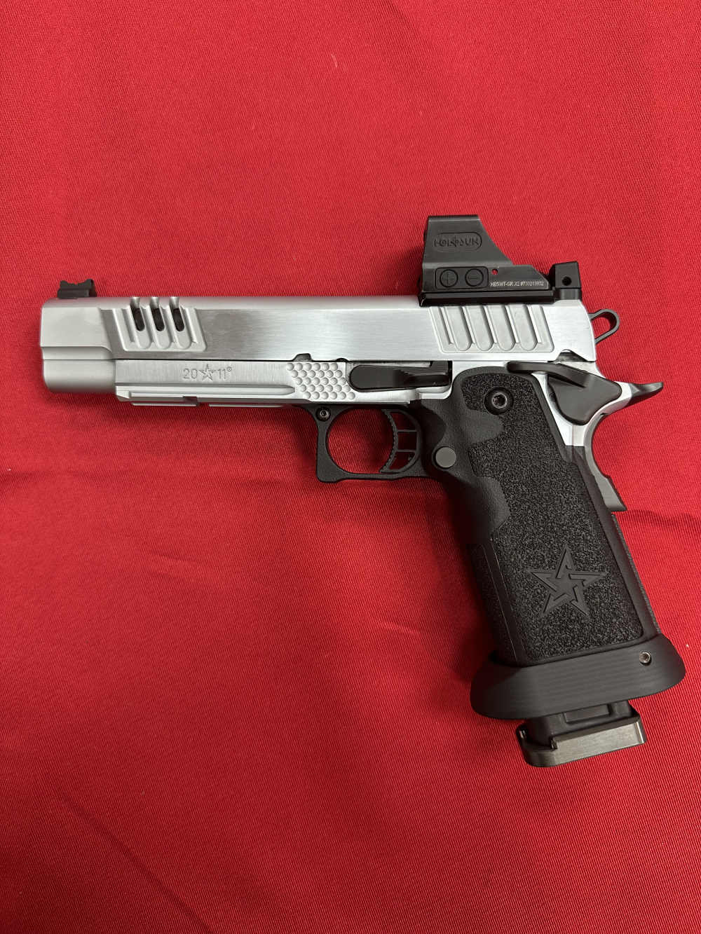 Staccato XL OR Hard Chrome Inline Port w/ 508T - .40S&W DPO Test Target-img-1