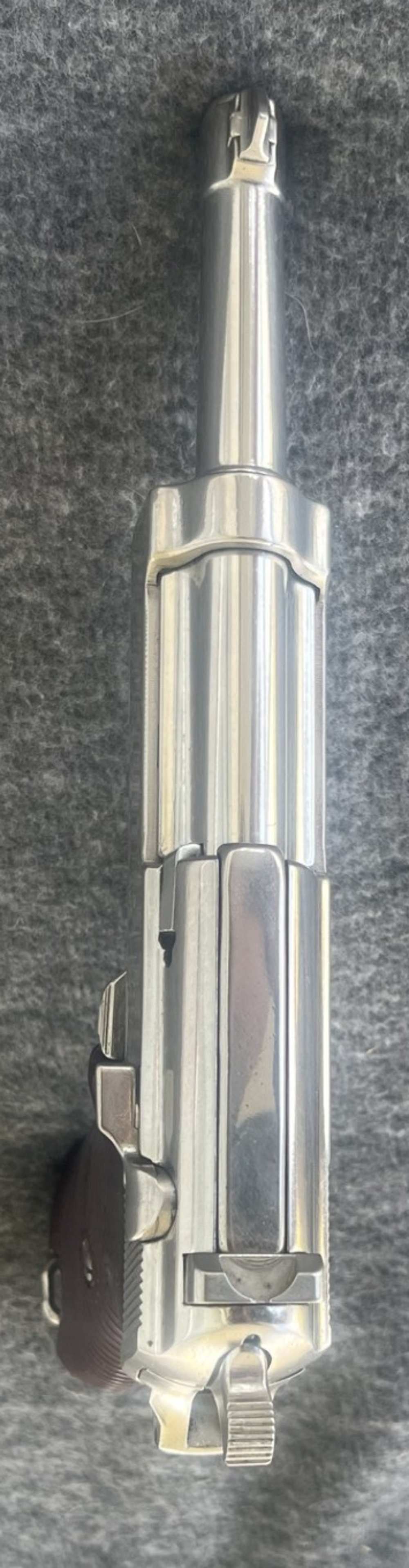 Spreewerk P38 Semi Auto Pistol - 9mm - Chrome - No Magazine-img-4
