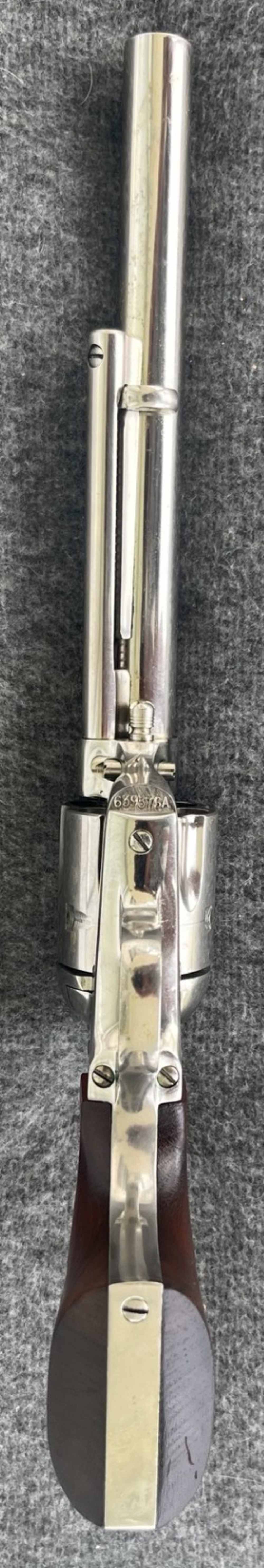 1972 Colt Single Action Army 6 Shot Revoler - .45 - 2nd Generation - Nickel-img-2