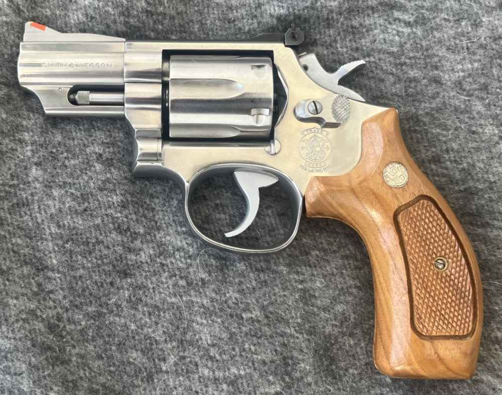 Smith and Wesson Model 66-3 - Stainless - 6 Shot Revolver - .357 Mag - 2.5"-img-0