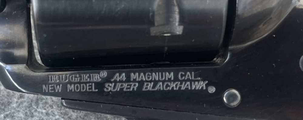 1981 Ruger Super Blackhawk 6 Shot Revolver - .44 mag - 7.5" Barrel-img-5