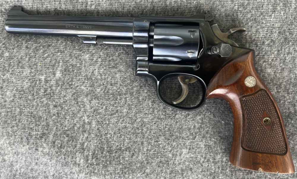 1965 Smith & Wesson Model 17-2 - 6 Shot Revolver - .22 LR - 6" Barrel w/Box-img-2