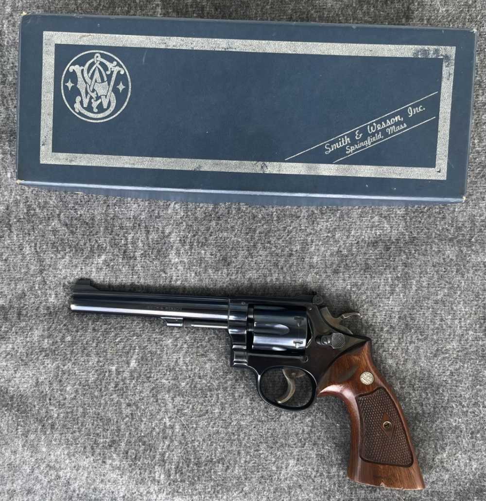 1965 Smith & Wesson Model 17-2 - 6 Shot Revolver - .22 LR - 6" Barrel w/Box-img-0