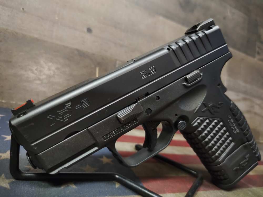 LOOK! GREAT COND. SPRINGFIELD XD-S 9mm 3.3"Brl w/2Mags 9+1 PENNY START! NR!-img-1