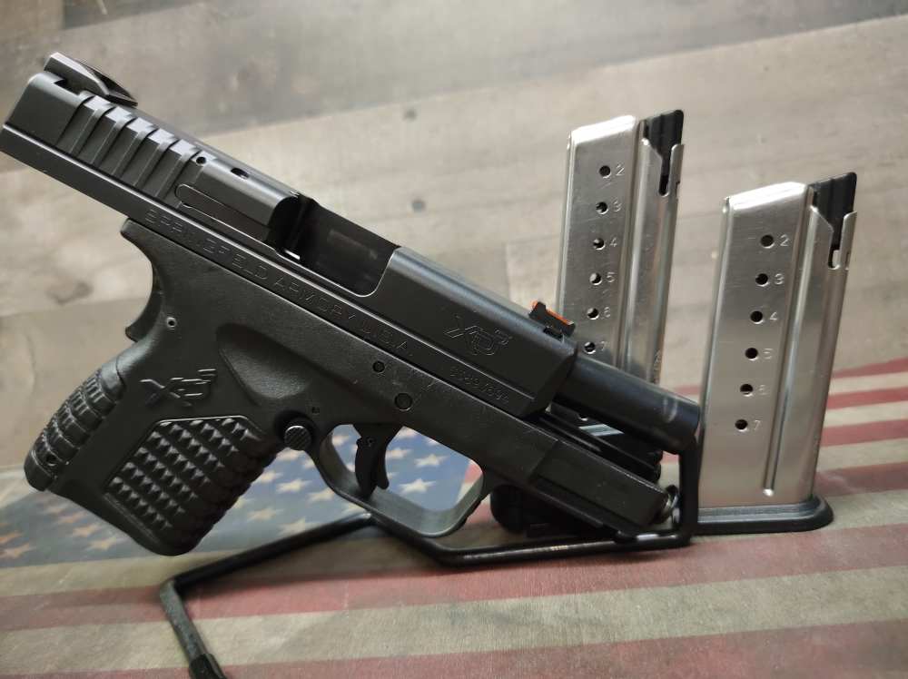 LOOK! GREAT COND. SPRINGFIELD XD-S 9mm 3.3"Brl w/2Mags 9+1 PENNY START! NR!-img-8