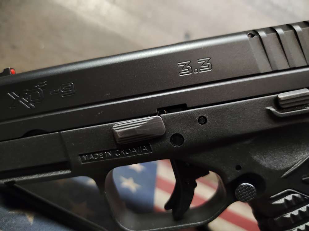 LOOK! GREAT COND. SPRINGFIELD XD-S 9mm 3.3"Brl w/2Mags 9+1 PENNY START! NR!-img-10