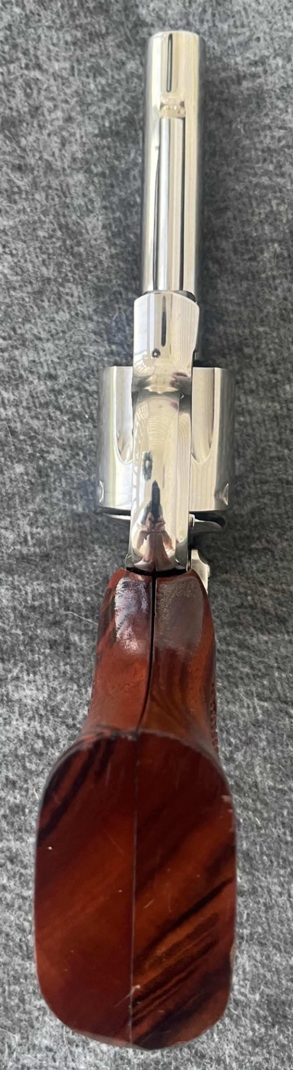 Smith and Wesson Model 25-5  6 Shot Revolver - .45 Colt - 4" Barrel- Nickel-img-2