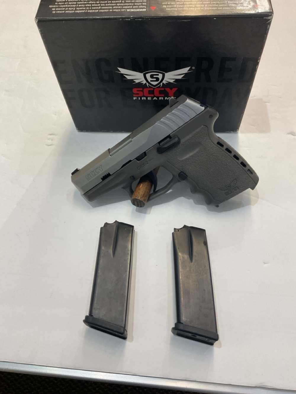 SCCY CPX-2 Semi Auto Pistol - 9mm, 3" Barrel, 2 Mags, Box-img-0