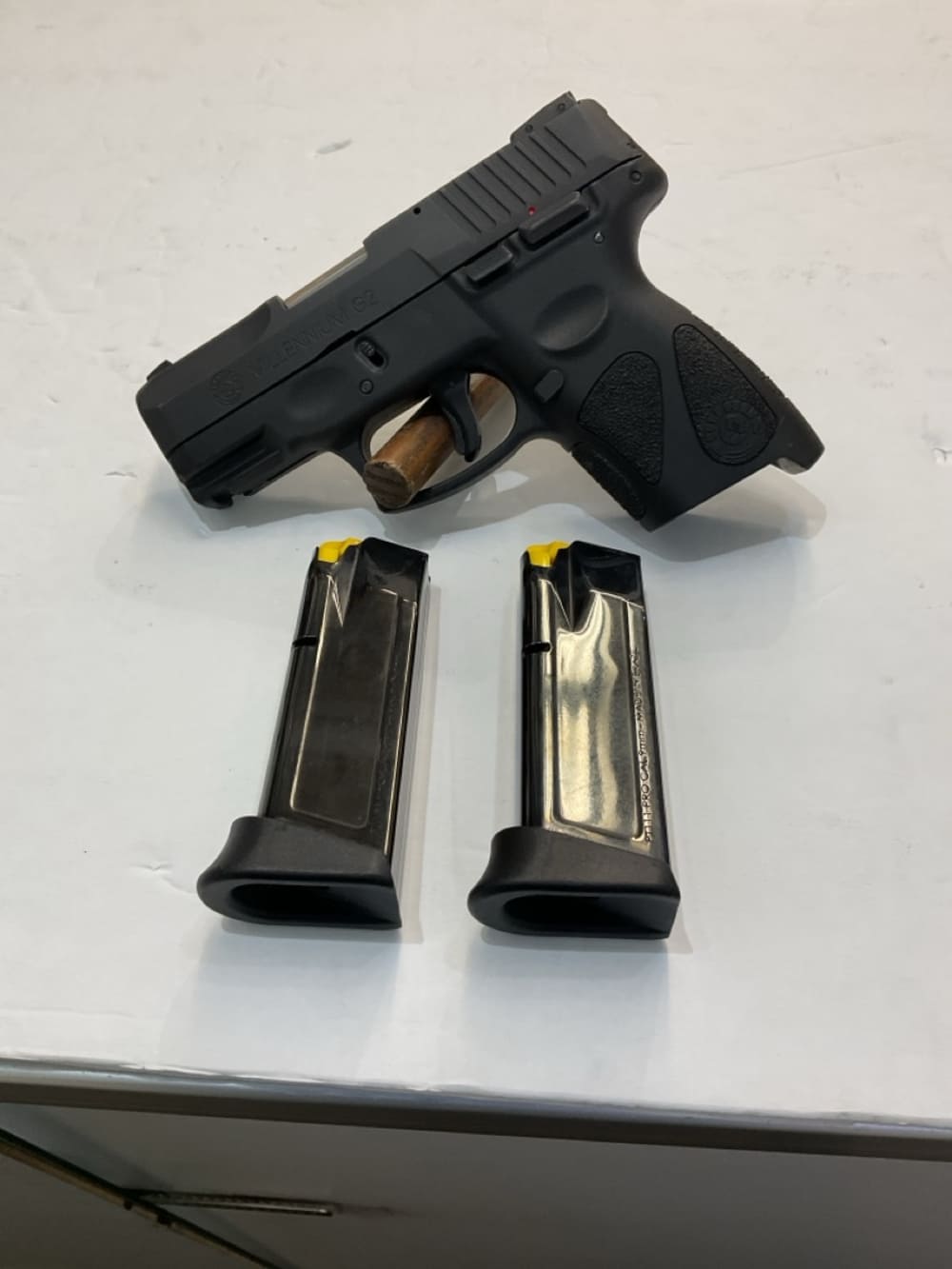 Taurus PT-111 G2 Semi Auto Pistol - 2016, 9mm, 3.25" Barrel, 2 Mags-img-0