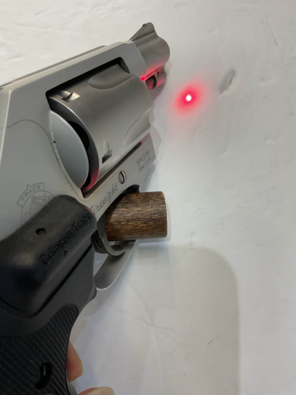 Smith & Wesson 637-2 D.A. Revolver - .38Spcl, 2" Barrel, Crimson Grip Laser-img-8