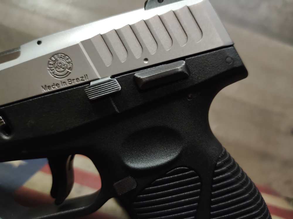 LOOK VERY GOOD COND TAURUS PT-740 SLIM STAINLESS 6+1 .40S&W w/Mag PENNY NR!-img-14