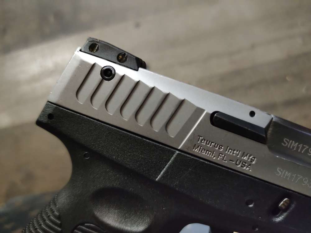 LOOK VERY GOOD COND TAURUS PT-740 SLIM STAINLESS 6+1 .40S&W w/Mag PENNY NR!-img-28
