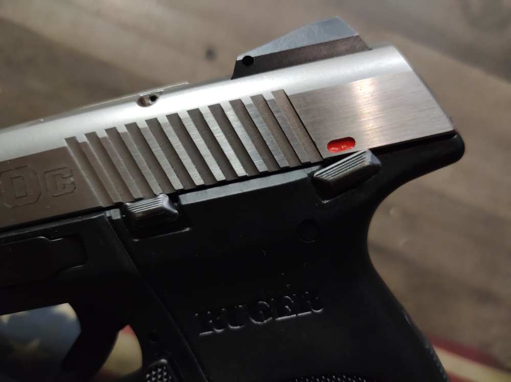 LOOK! GREAT COND RUGER SR-40C 40S&W w/9 Rnd Mag STAINLESS PENNY-img-13
