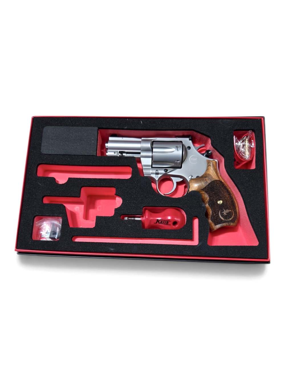 RARE KORTH 2.75” MONGOOSE 357 SILVER NIGHTHAWK Revolver-img-5