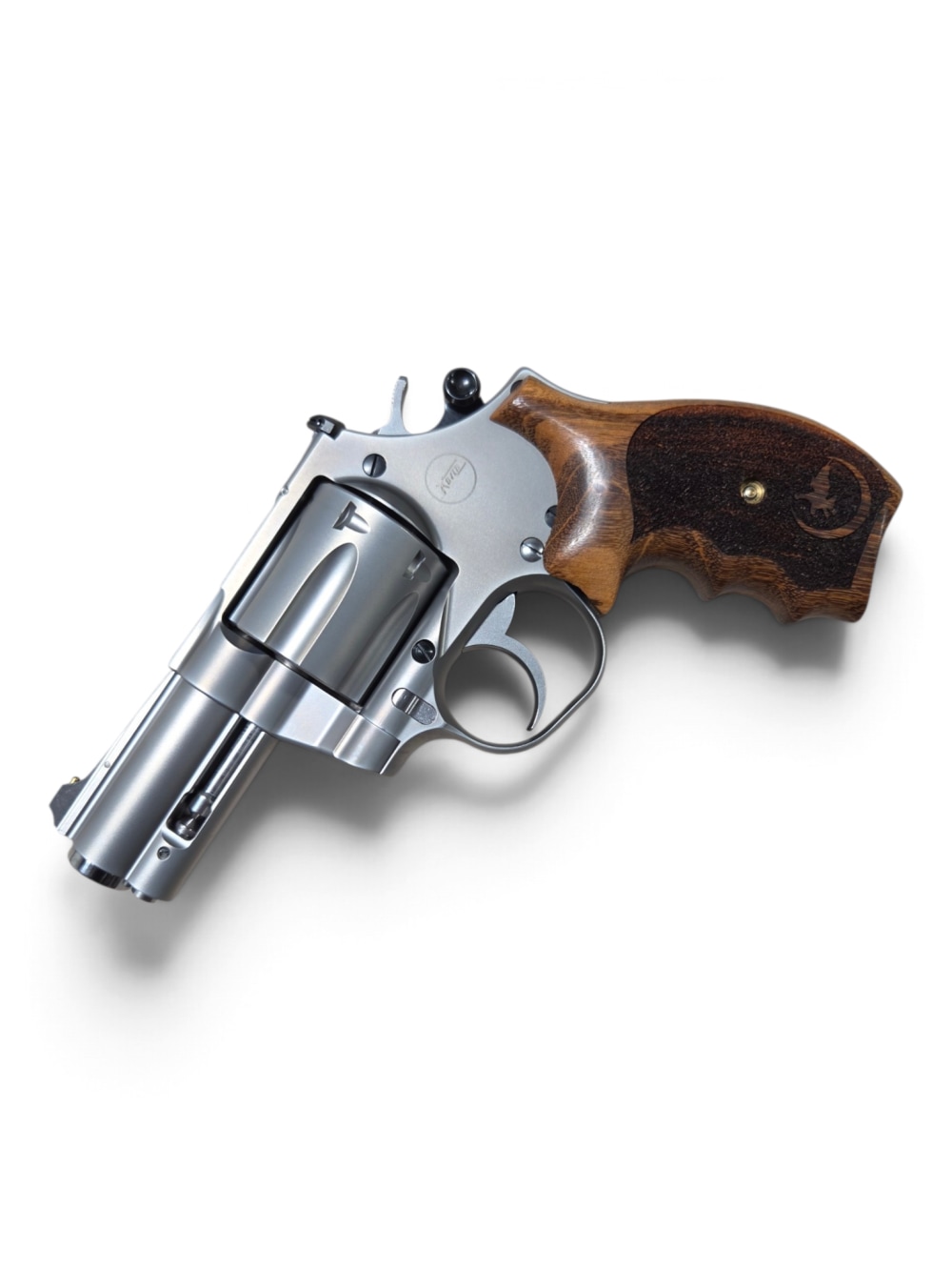 RARE KORTH 2.75” MONGOOSE 357 SILVER NIGHTHAWK Revolver-img-2
