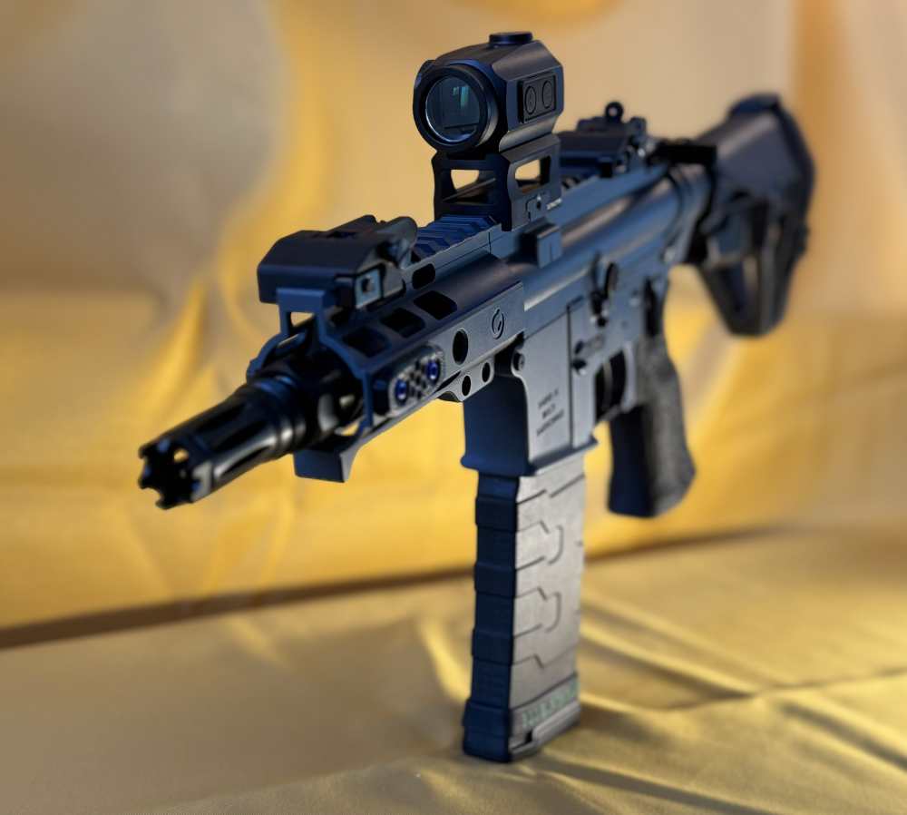 .300 Blackout Blue Titanium AR Pistol | 5" Ghost IHS Upper | Faxon Plan B-img-2