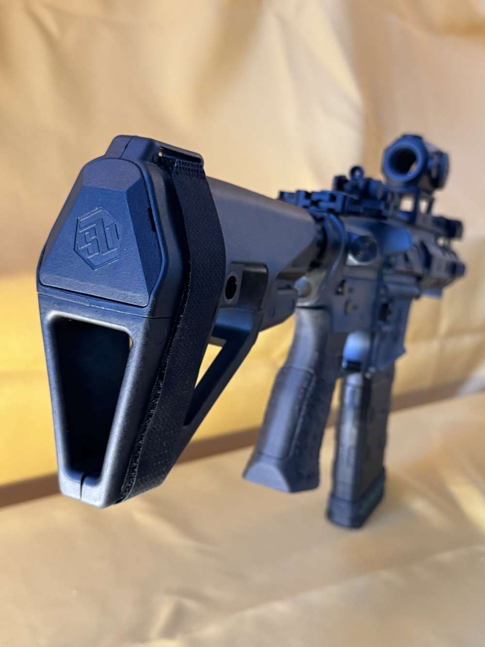 .300 Blackout Blue Titanium AR Pistol | 5" Ghost IHS Upper | Faxon Plan B-img-9