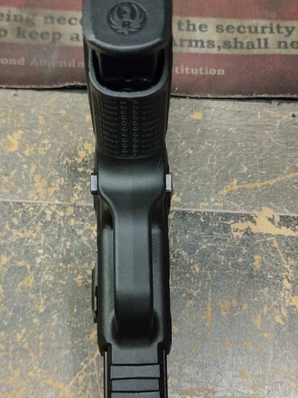 LOOK GREAT COND RUGER AMERICAN COMPACT 9MM w/15 Rnd Mag PENNY NR!-img-32