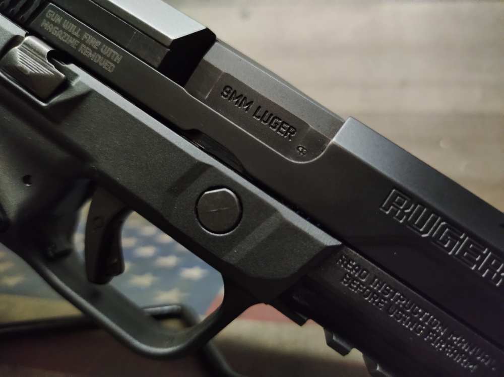 LOOK GREAT COND RUGER AMERICAN COMPACT 9MM w/15 Rnd Mag PENNY NR!-img-24