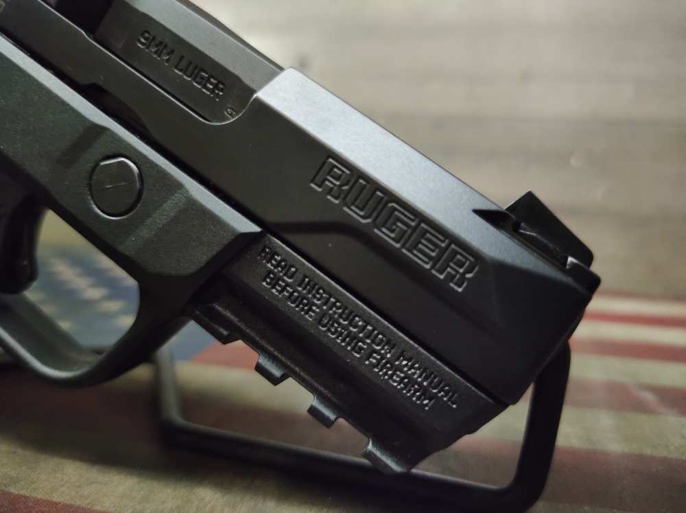 LOOK GREAT COND RUGER AMERICAN COMPACT 9MM w/15 Rnd Mag PENNY NR!-img-25