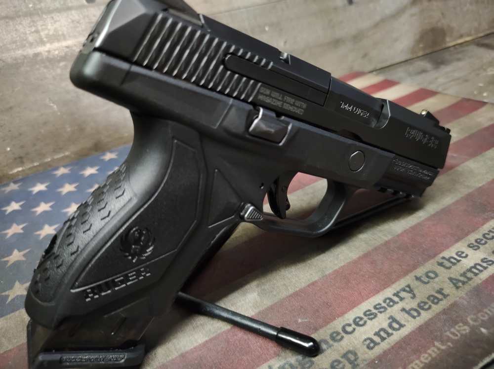 LOOK GREAT COND RUGER AMERICAN COMPACT 9MM w/15 Rnd Mag PENNY NR!-img-5