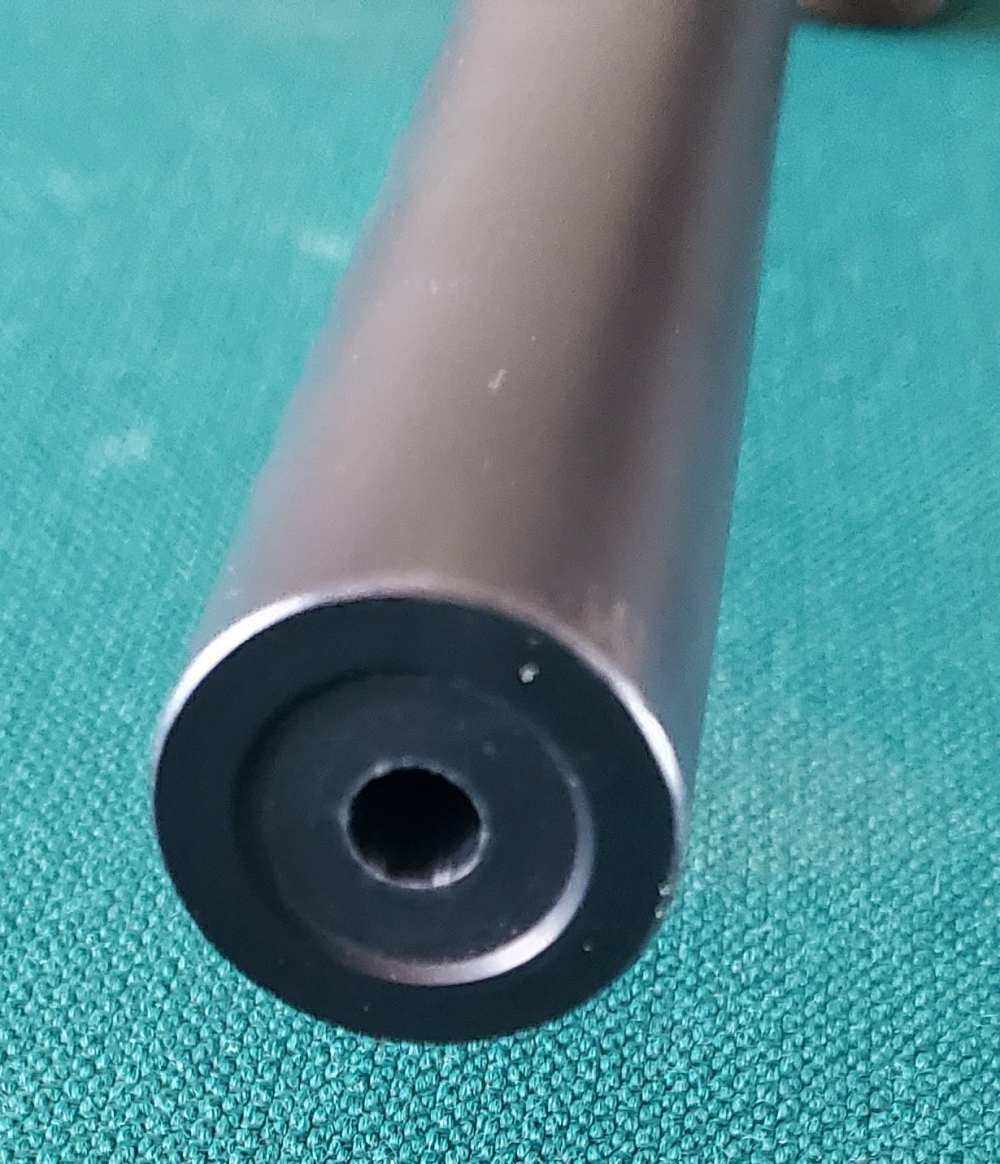 USED Thompson Center .22 Benchmark rifle w/Bushnell Red Dot scope -img-12