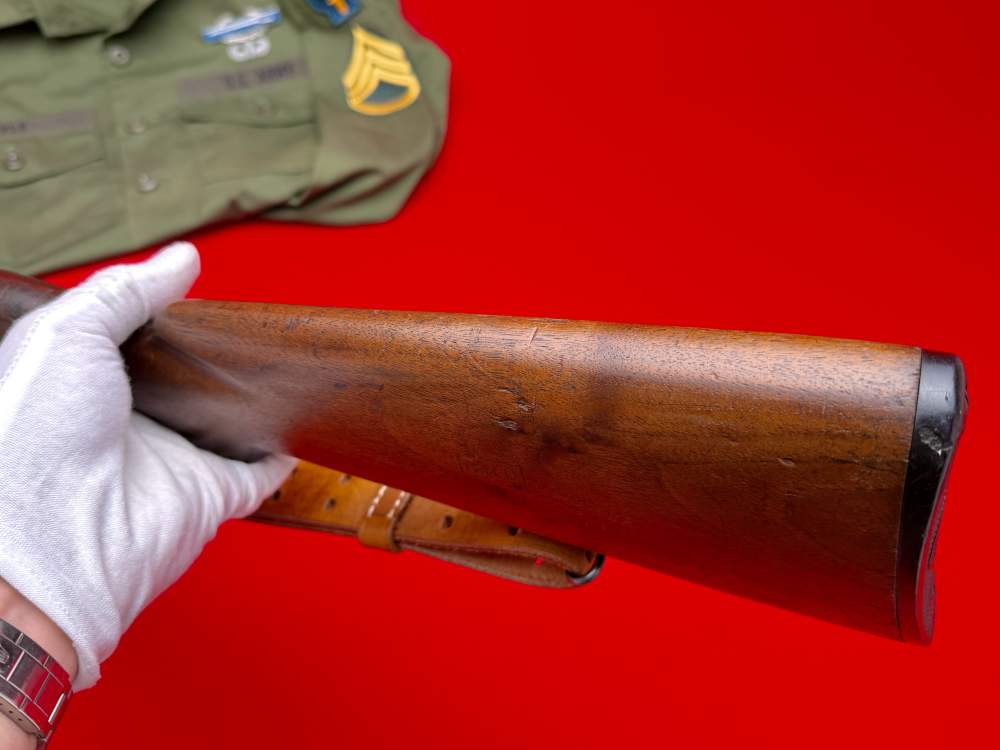U.S. MARKED - WW2 1943 WINCHESTER MODEL 1897 TRENCH GUN 12 GA w/ BAYONET-img-12
