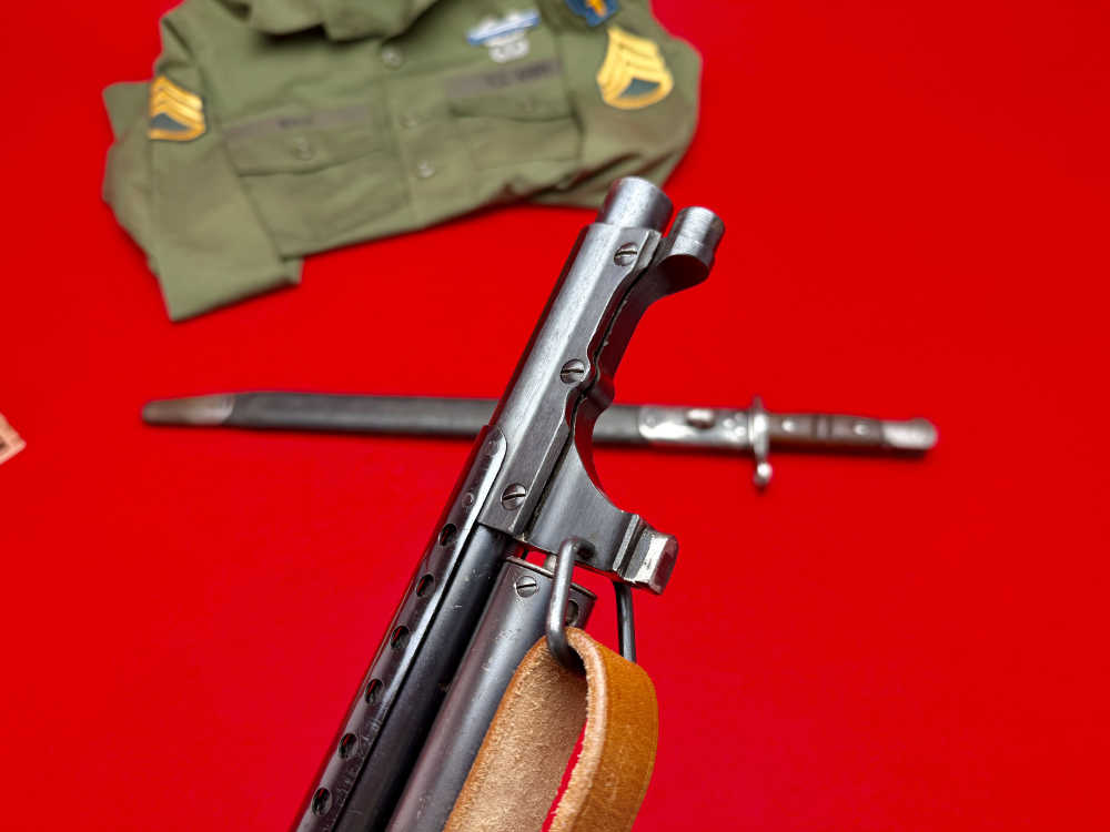 U.S. MARKED - WW2 1943 WINCHESTER MODEL 1897 TRENCH GUN 12 GA w/ BAYONET-img-22