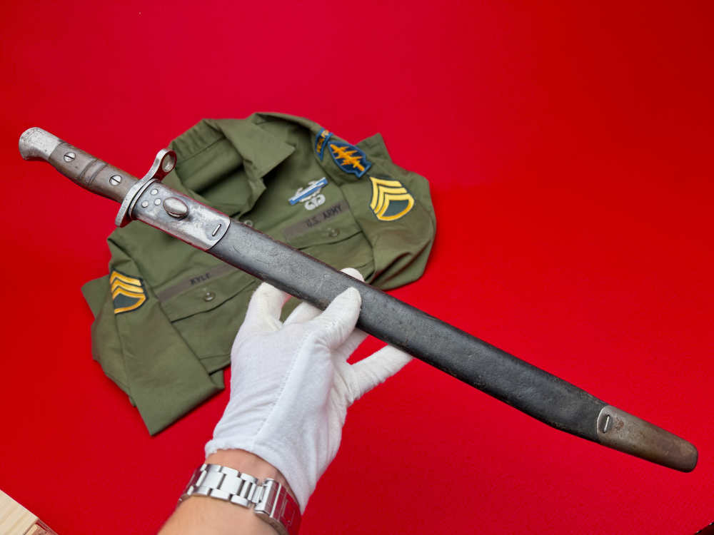 U.S. MARKED - WW2 1943 WINCHESTER MODEL 1897 TRENCH GUN 12 GA w/ BAYONET-img-24