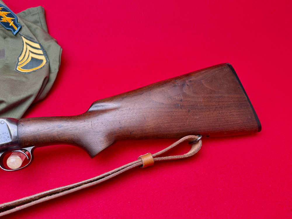 U.S. MARKED - WW2 1943 WINCHESTER MODEL 1897 TRENCH GUN 12 GA w/ BAYONET-img-5