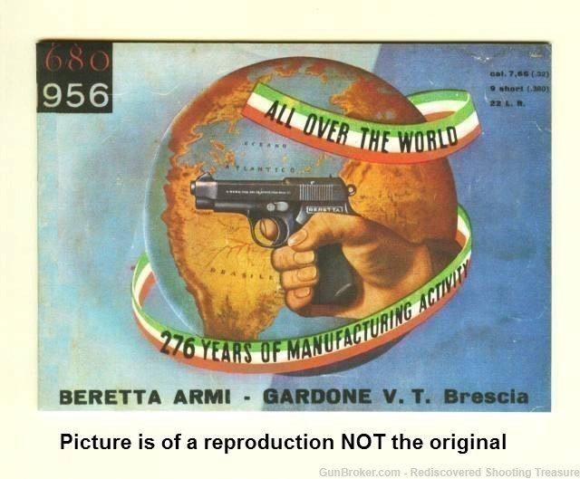 Beretta 1934 Factory Instruction Manual Repro-img-0