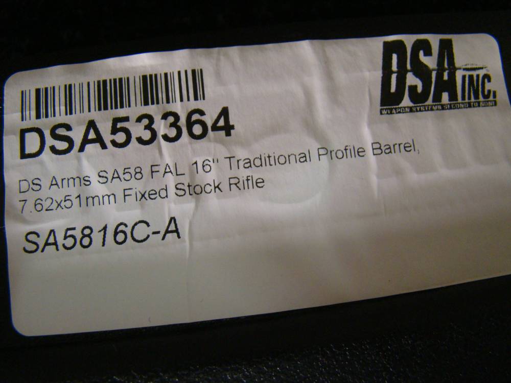 DS Arms SA58 .308 FAL 7.62 Nato 16" Traditional fixed DSA Rifle SA5816C-A-img-2