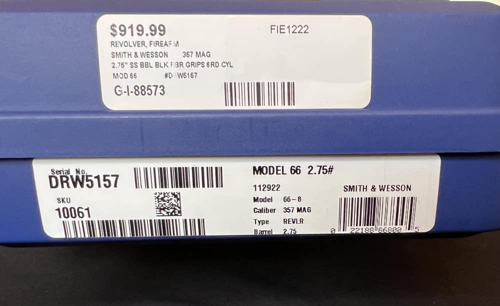 Smith & Wesson “Unfired” Model 66-8 Combat Magnum 2.75” .357 Magnum-img-15